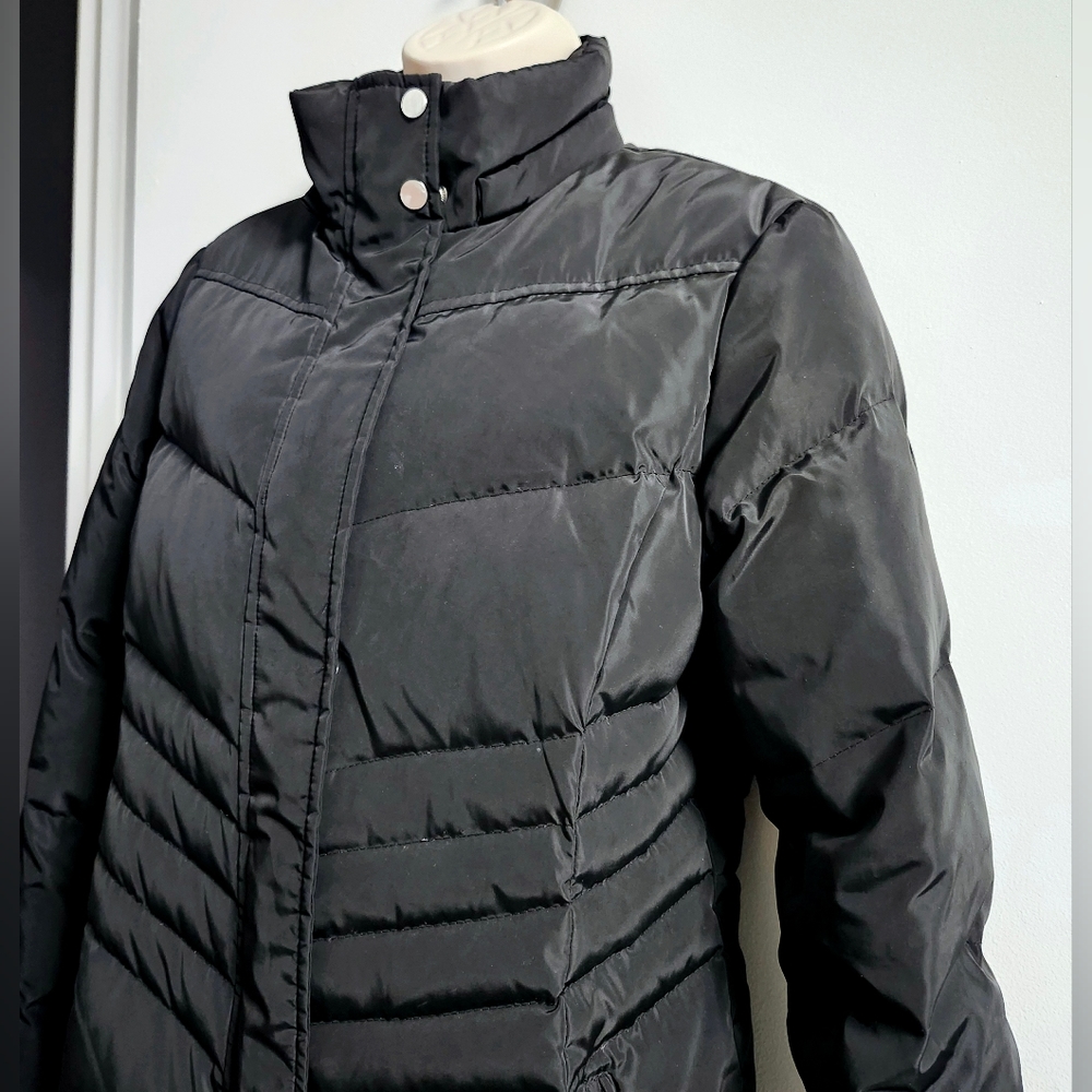 Cleo Down Black Women's Coat - Picture 9 of 16